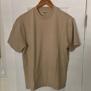 Madewell Mens Tan Short Sleeve Tee